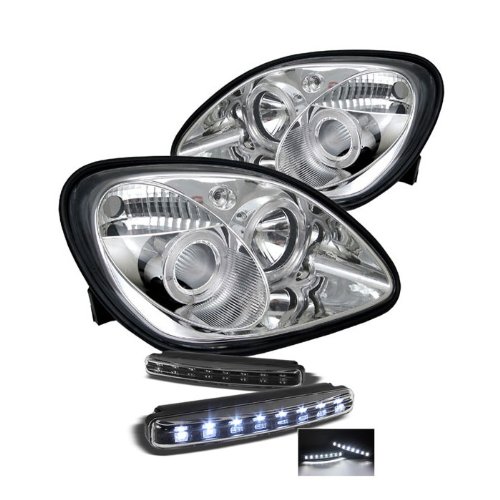 Headlight Assemblies Carpart4u PRO-YD-MBSLK98-1PC-HL-C+8LED-BK