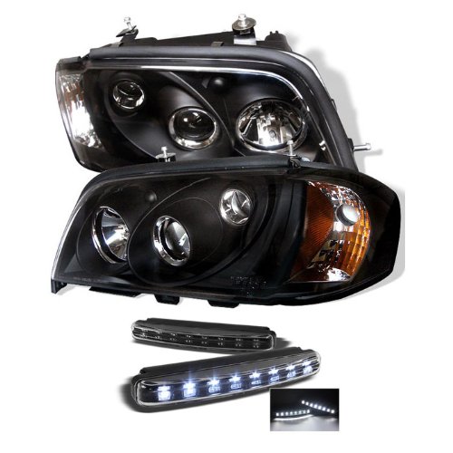 Headlight Assemblies Carpart4u PRO-YD-MBW202-BK+8LED-BK