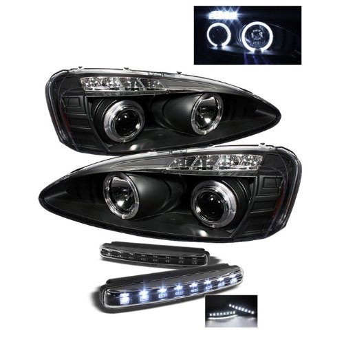 Headlight Assemblies Carpart4u PRO-YD-PGP04-HL-BK+8LED-BK