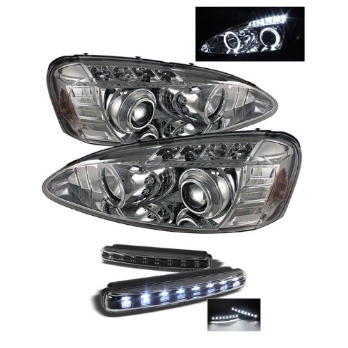 Headlight Assemblies Carpart4u PRO-YD-PGP04-HL-C+8LED-BK