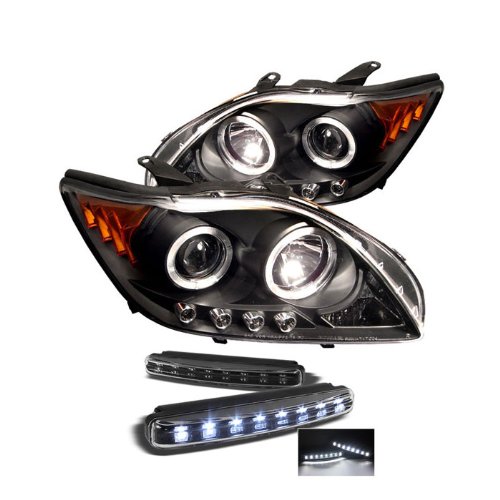 Headlight Assemblies Carpart4u PRO-YD-TTC04-HL-AM-BK+8LED-BK