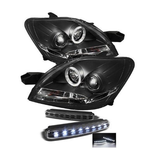 Headlight Assemblies Carpart4u PRO-YD-TYA074D-DRL-BK+8LED-BK