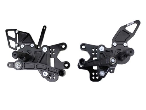Driven Racing D-Axis Rear Sets - Black DRP-519 BK Rearsets Driven Racing DRP-519 BK