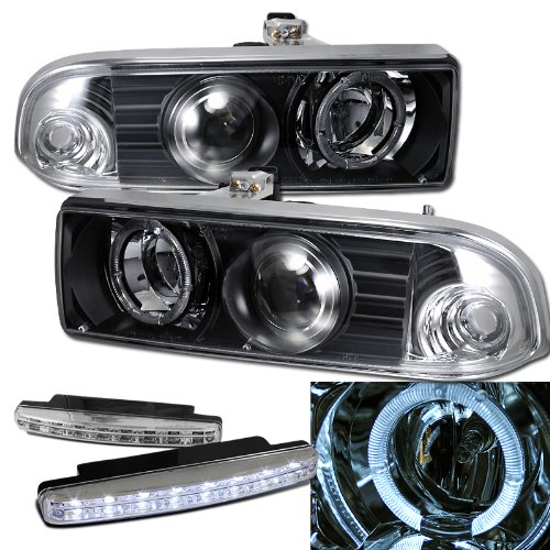 Headlight Bulbs RXMOTOR 02-AZ-CS98-PBC-RIM+CBL-DRL-8LED-C