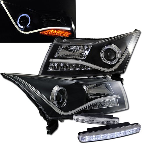 Headlight Assemblies RXMOTOR 02-AZ-CZ11-PBC-R-G2+CBL-DRL-8LED-C