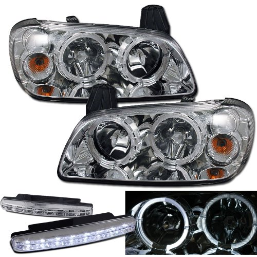 Headlight Bulbs RXMOTOR 02-AZ-NM02-C-RIM+CBL-DRL-8LED-C