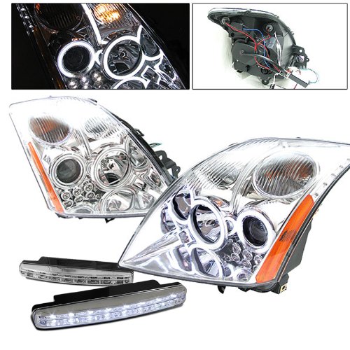 Headlight Bulbs RXMOTOR 02-AZ-NS07-PCC-RFN-A+CBL-DRL-8LED-C