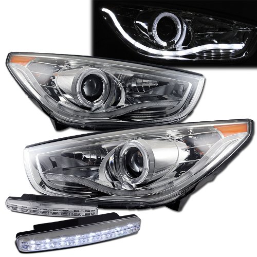 Headlight Bulbs RXMOTOR 02-AZ-YT10-PCC-R-A+CBL-DRL-8LED-C