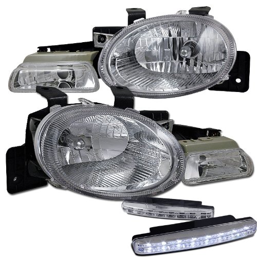 Headlight Bulbs RXMOTOR 02-AZ-DN95-SET-C+CBL-DRL-8LED-C