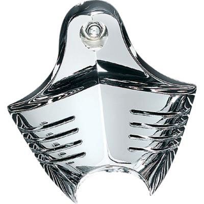 Kuryakyn Chrome V-Shield Horn Cover for Harley Davidson 1992-2013 Models Horn Covers Kuryakyn 07-322-cc