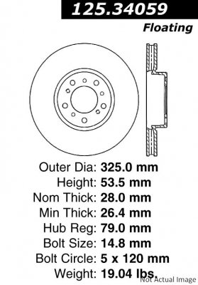 Rotors StopTech 125.34059