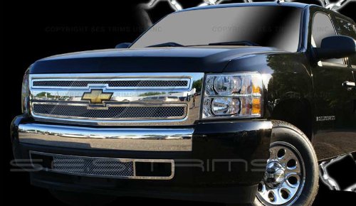 2007-2011 Chevy Silverado SES Chrome Mesh Grille Grilles SES Trims SES1-MG153