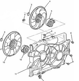 Radiator Fan Motors Depo 335-55065-000