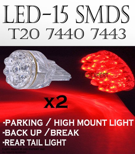 Turn Signal Bulbs  T20-15LED-R