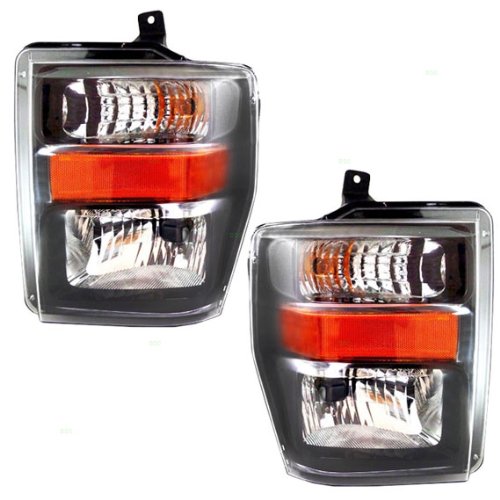 New Headlamp Headlight - OEM: 8C3Z13008B, OEM: 8C3Z13008A, Pair Set Headlight Assemblies AUTOANDART 3221-2022LR