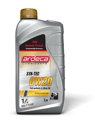 Ardeca Syn-Tec 0w-20 Fully Synthetic Motor Oil 12 x 1 Liter Case Made in BELGIUM Motor Oils Ardeca ARD010009-001