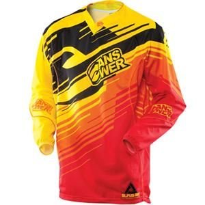 Answer Racing Alpha Air Jersey - Large/Yellow/Red Jerseys Answer 45-7737