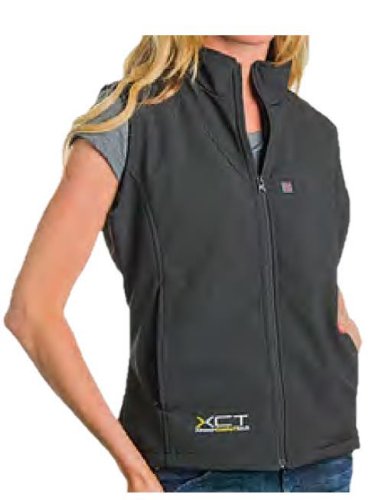 Venture Heat Women's City Collection Heated Soft Shell Vest (Black, Medium) Jackets & Vests Venture Heat 9526-M