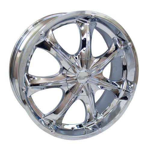 18x7.5 Forte F43 Revenge (Chrome) Wheels/Rims 4x100/108 (F43-87501C) Car Forte F43-87501C