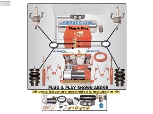 Air Suspension Kits Airbagit FBS-CHE-85-KIT3