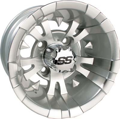 WHEEL, 14X7 VAMPIRE, 3+4 SS CHROMED Accessories Best Turf WestNL 40883