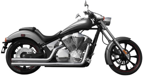 RUSH EXHAUST Rush Exhaust 2:2 Full System - Straight Tip - Chrome Street Chrome H1010ST-175 Complete Systems Rush H1010ST-175