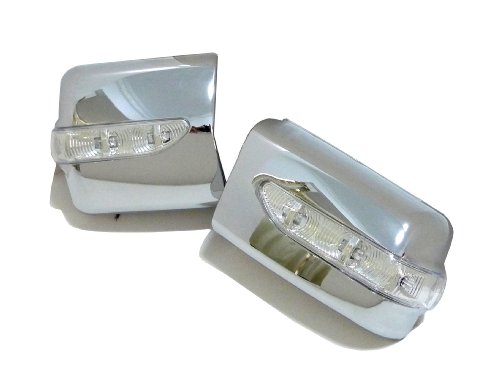 Mercedes-Benz W124 1985-1995 Chrome Mirror Cover Set with LED Lighting