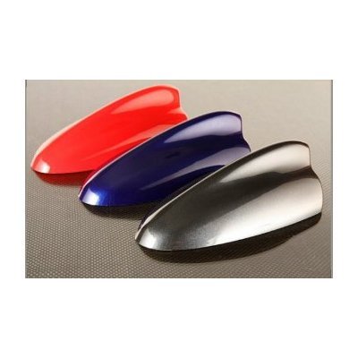 2008-2009 Pontiac G8 Mark II Shark Fin Antenna (Custom Painted: Blade Silver Metallic 17U/WA636R) Antenna Toppers Visual Garage