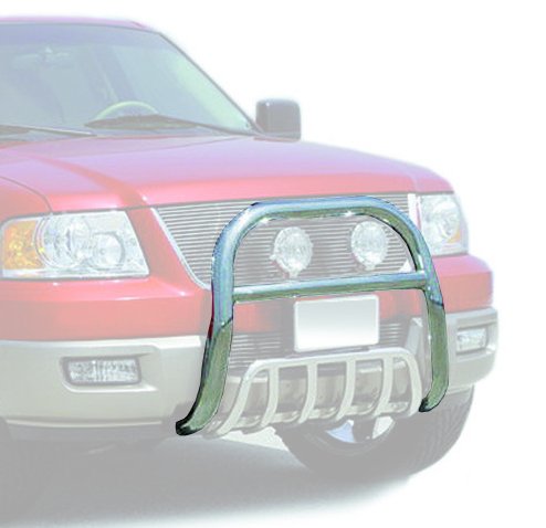 2003-2011 Ford Expedition 3 BULL BAR GRILLE GUARD Protection Stainless Steel Grille & Brush Guards XPDTION0311FRTSS