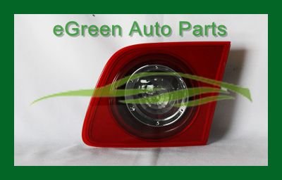 04-06 Mazda 3 Sedan Back Up Light Lamp Right Passenger Red Clear Standard Type Lighting eGreen Auto Parts BN8P513F0C