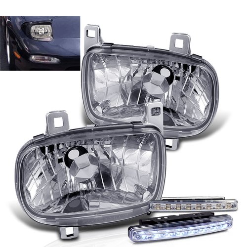 Headlight Bulbs RXMOTOR HD-YD-MRX793-C+CBL-DRL-8LED-C