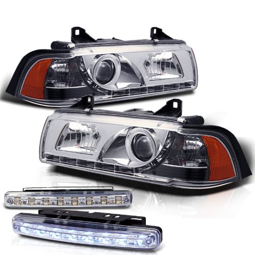 Headlight Bulbs RXMOTOR PRO-YD-BMWE36-2D-DRL-C+CBL-DRL-8LED-C