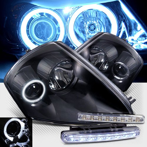 Headlight Bulbs RXMOTOR PRO-YD-ME00-CCFL-BK+CBL-DRL-8LED-C