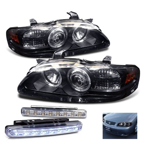 Headlight Assemblies RXMOTOR PRO-YD-NS00-HL-BK+CBL-DRL-8LED-C