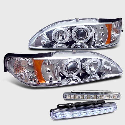 Headlight Bulbs RXMOTOR PRO-YD-FM94-1PC-AM-C+CBL-DRL-8LED-C