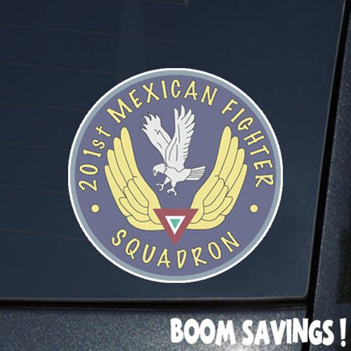 Air Force USAF AAF 5th AF 58th FG 201st Mexican Fighter Squadron SSI 6 Decal Sticker Decals Boomsavings 24450
