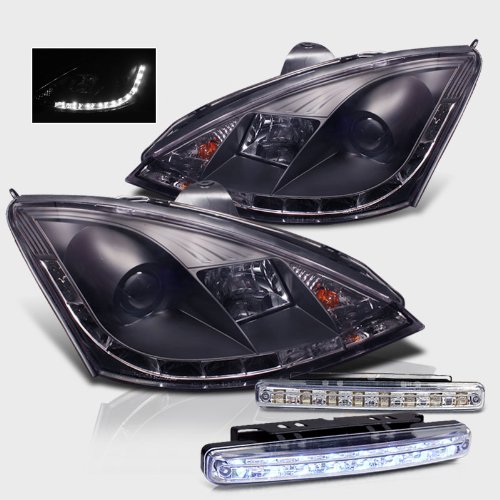 Headlight Assemblies RXMOTOR PRO-YD-FF00-DRL-BK+CBL-DRL-8LED-C