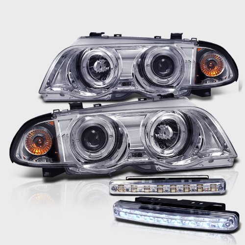 Headlight Bulbs RXMOTOR PRO-YD-BMWE46-4D-HL-AM-C+CBL-DRL-8LED-C