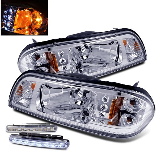 Headlight Bulbs RXMOTOR HD-YD-FM87-1PC-LED-C+CBL-DRL-8LED-C