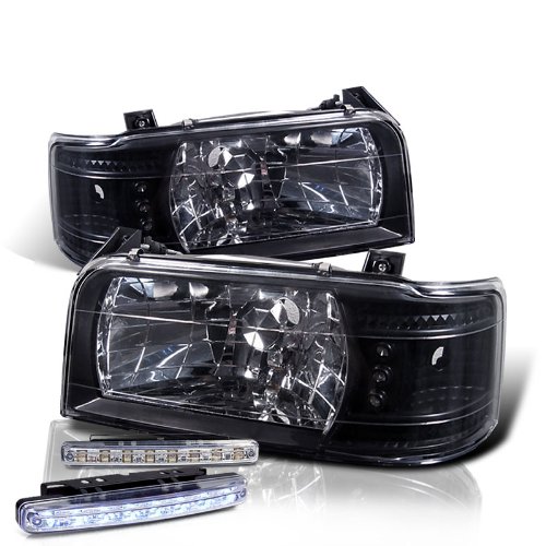 Headlight Bulbs RXMOTOR HD-YD-FB92-1PC-BK+CBL-DRL-8LED-C