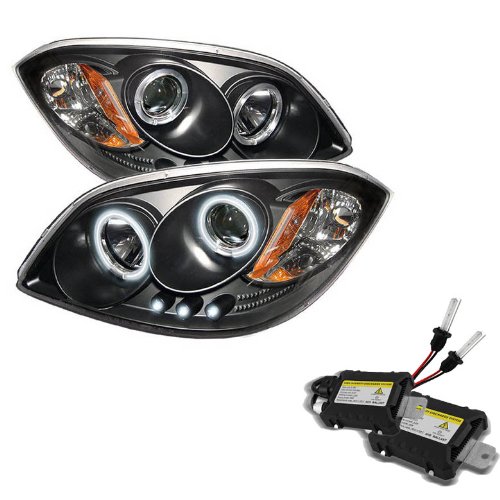 Headlight Assemblies Carpart4u CP4-PD-CCOB05-CCFL-BK+6kH1-DC