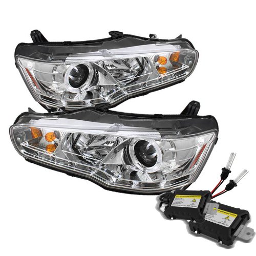 Headlight Assemblies Carpart4u CP4-PD-ML08-DRL-C+6kH7-DC