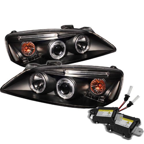 Headlight Assemblies Carpart4u CP4-PD-PG605-CCFL-BK+6kH1-DC