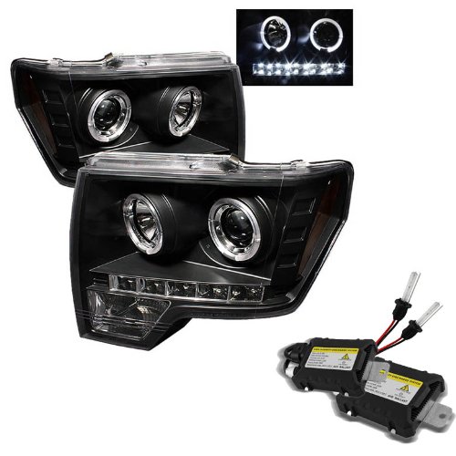 Headlight Assemblies Carpart4u CP4-PD-FF15009-HL-BK+6kH1-DC