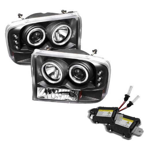 Headlight Assemblies Carpart4u CP4-PD-FF25099-1P-G2-CCFL-BK+6kH1-DC