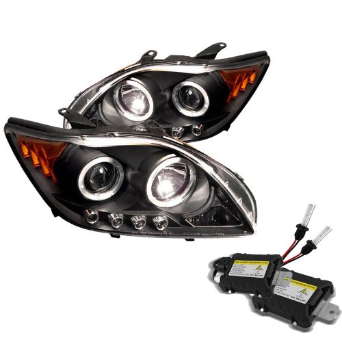 Headlight Assemblies Carpart4u CP4-PD-TTC04-HL-AM-BK+6k9006-DC