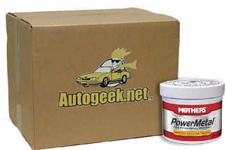 PowerMetal Scratch Removing Polish, 10 oz - Case of 12 Metal Polishes Mothers MO-05150-12