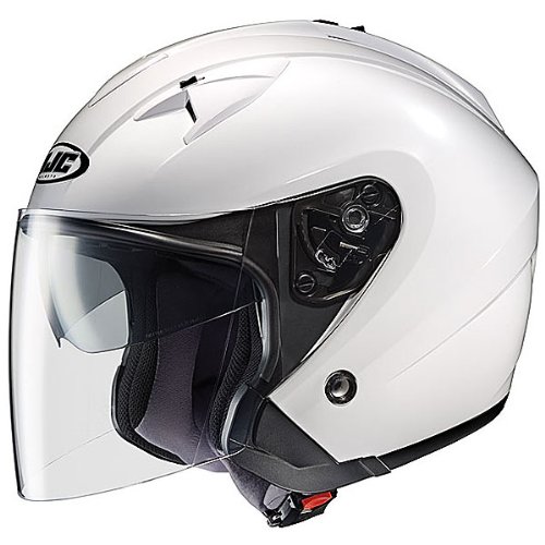 HJC Solid IS-33 Half (1/2) Shell Motorcycle Helmet - White / 2X-Large Helmets HJC Helmets 0833-0109-08-HH-FBA
