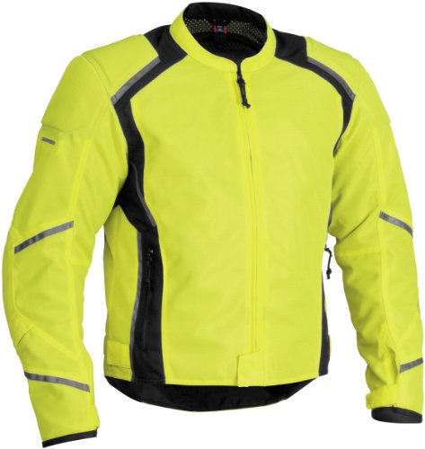 Firstgear Mesh-Tex Jacket , Gender: Mens/Unisex, Primary Color: Yellow, Size: XL, Distinct Name: DayGlo, Apparel Material: Textile FTJ.1307.03.M004 Jackets & Vests Firstgear FTJ.1307.03.M004