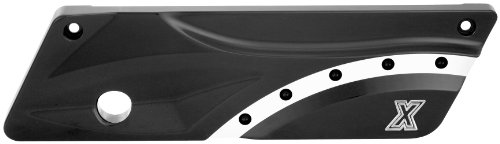 Xtreme Machine Saddlebag Latch Cover - Challenger - Black Cut 0200-2002XCH-BM Saddle Bags Xtreme Machine 0200-2002XCH-BM